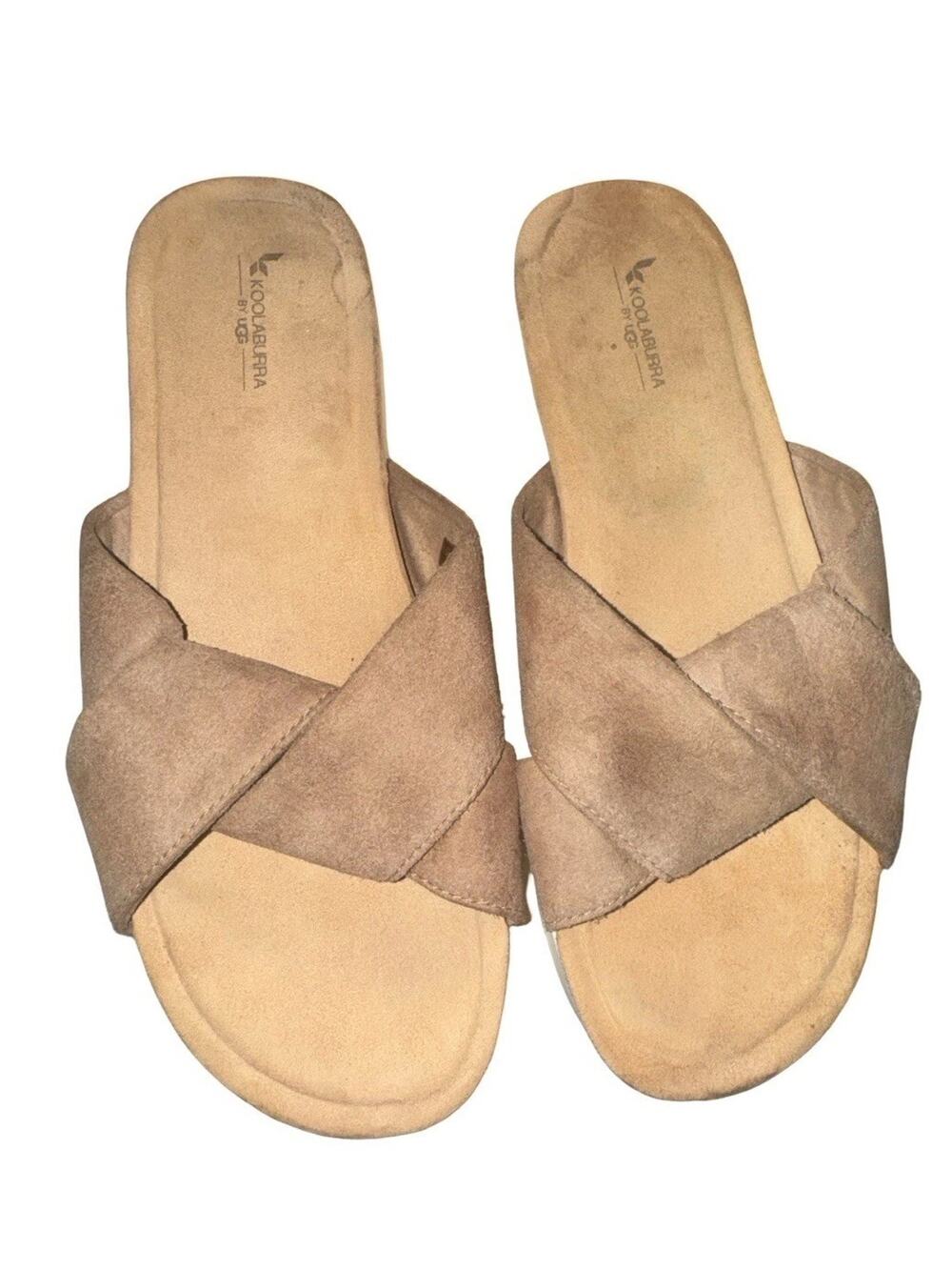 Koolaburra by UGG women’s Caranza twist slide sandal, Size 8.5